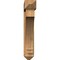Ekena Millwork Imperial Arts and Crafts Rough Sawn Bracket w/ Offset Brace, Western Red Cedar, 8"W x 44"D x 44"H BKT0806X44X44IMP03RWR - alternate 4